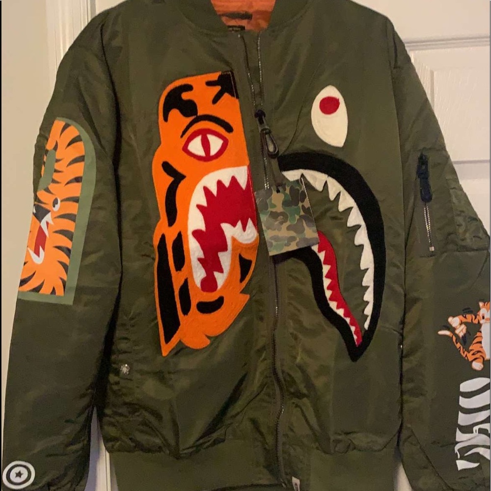 Bape bomber jacket